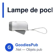 Lampe de poche dynamo Tristan - Miniature 8