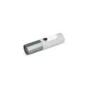 Variante Blanc - Lampe de poche LED rechargeable 10 W personnalisable avec logo - Zoom 300 lm