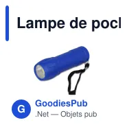 Lampe de poche COB personnalisable en ABS recyclé avec logo - COB - Miniature 5