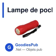 Lampe de poche COB personnalisable en ABS recyclé avec logo - COB - Miniature 7