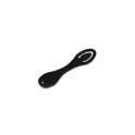Variante Noir - Lampe de poche personnalisable rechargeable avec logo - R-ABS recyclé