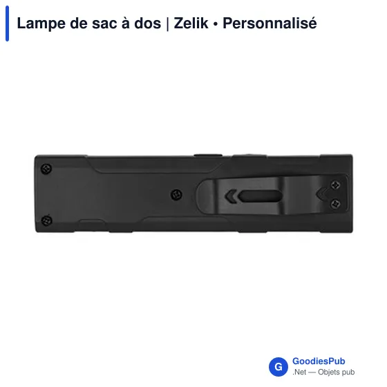 Lampe de sac à dos personnalisable avec logo - Zelik - Image 12