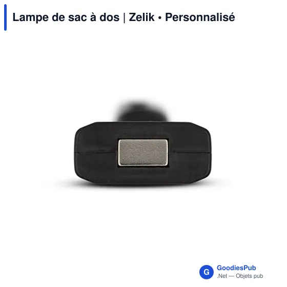 Lampe de sac à dos personnalisable avec logo - Zelik - Image 4
