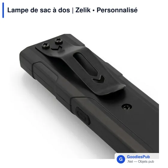 Lampe de sac à dos personnalisable avec logo - Zelik - Image 5