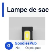 Lampe de sac à dos personnalisable avec logo - Zelik - Miniature 7