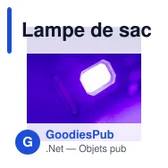 Lampe de sac à dos personnalisable avec logo - Zelik - Miniature 9