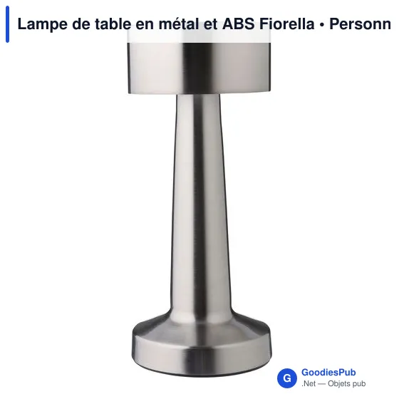 Lampe de table personnalisable Fiorella avec logo - Image 11