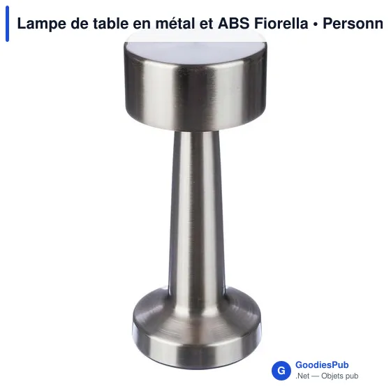 Lampe de table personnalisable Fiorella avec logo - Image 12