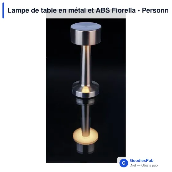 Lampe de table personnalisable Fiorella avec logo - Image 4