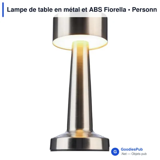 Lampe de table personnalisable Fiorella avec logo - Image 5