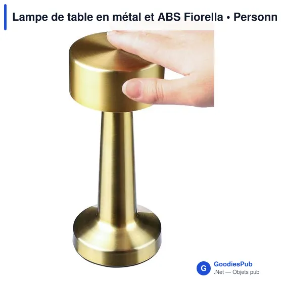 Lampe de table personnalisable Fiorella avec logo - Image 6
