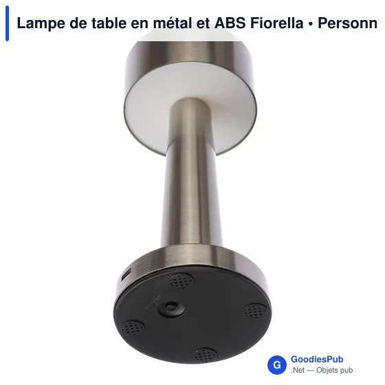 Lampe de table personnalisable Fiorella avec logo - Image 7
