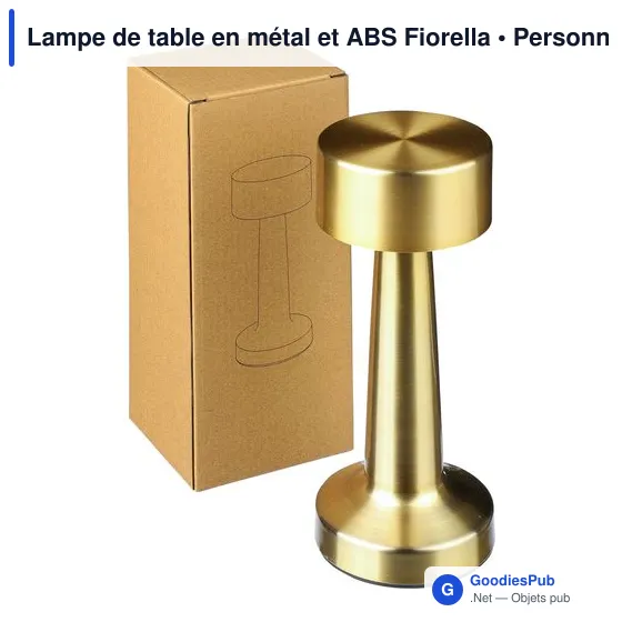 Lampe de table personnalisable Fiorella avec logo - Image 8