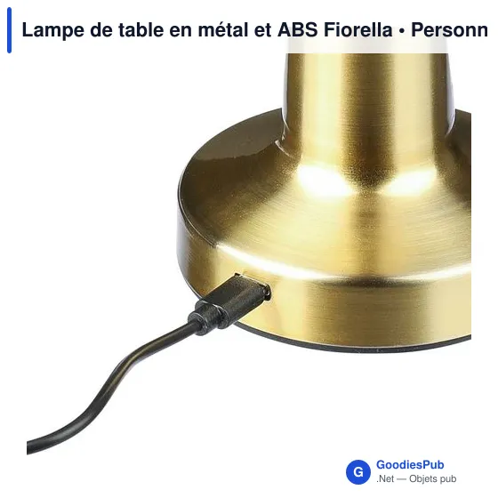 Lampe de table personnalisable Fiorella avec logo - Image 9