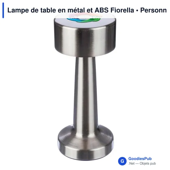 Lampe de table personnalisable Fiorella avec logo - Image 10