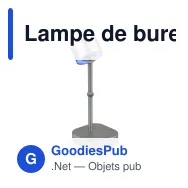 Lampe de bureau personnalisable Xoopar à commande vocale avec logo - Mojiu - Miniature 2