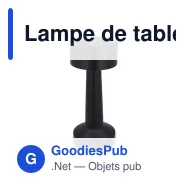 Lampe de table personnalisable 3 modes d'éclairage avec logo - Lumo - Miniature 3