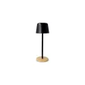 Variante Noir - Lampe de table personnalisable à intensité variable avec logo - Solis
