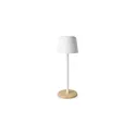 Variante Blanc - Lampe de table personnalisable à intensité variable avec logo - Solis