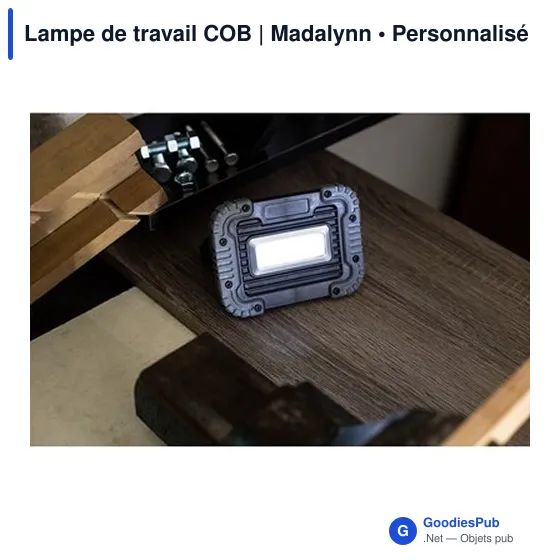 Lampe de travail personnalisable avec logo - Madalynn - Image 2