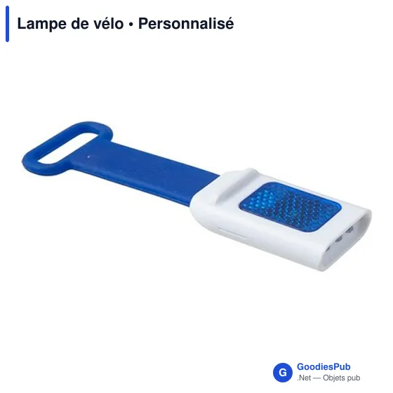 Lampe de vélo personnalisable avec logo - Modèle S7Z8JM - Image 4