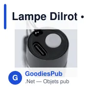 Lampe Dilrot - Miniature 8