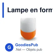 Lampe en forme d'œuf personnalisable en ABS avec logo - Œuf - Miniature 4