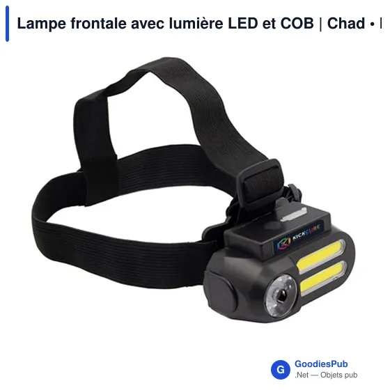 Lampe frontale personnalisable avec logo - Chad - Image 5