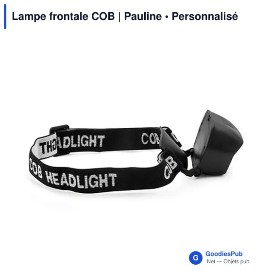 Lampe frontale personnalisable avec logo - Modèle Pauline - Image 6