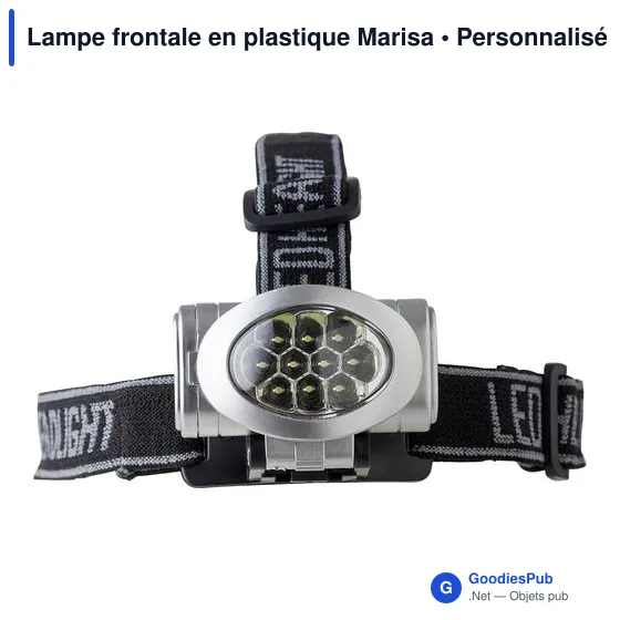 Lampe frontale personnalisable Marisa avec logo - Image 3
