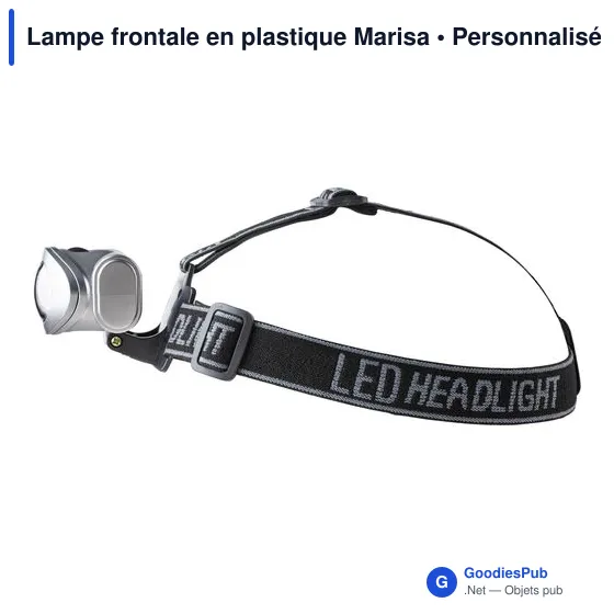 Lampe frontale personnalisable Marisa avec logo - Image 5