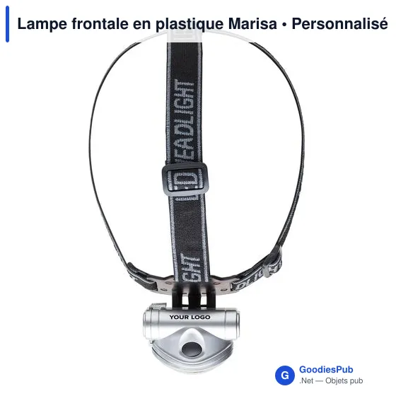 Lampe frontale personnalisable Marisa avec logo - Image 6