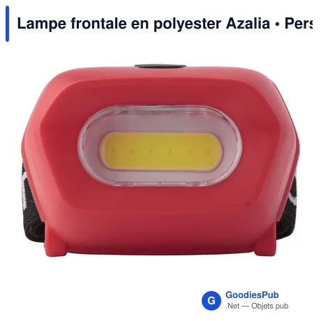 Lampe frontale en polyester Azalia