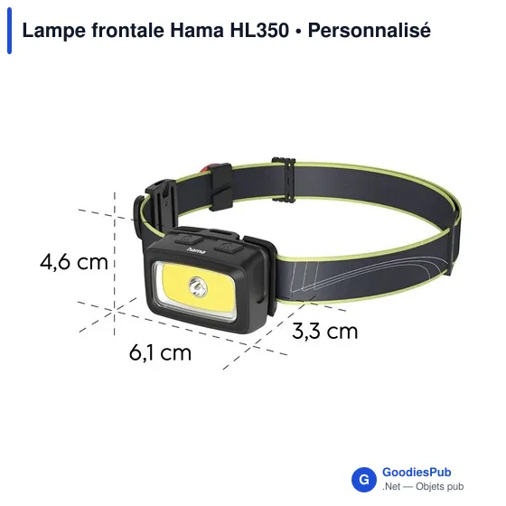 Lampe frontale Hama HL350 - Image 4
