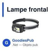 Lampe frontale Hama HL500 - Miniature 1