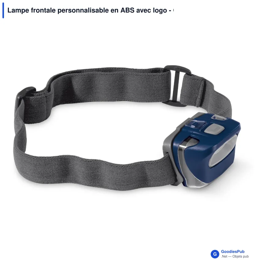 Lampe frontale personnalisable en ABS avec logo - Classique - Image 2
