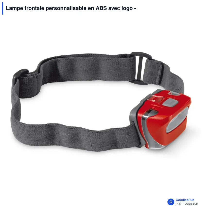 Lampe frontale personnalisable en ABS avec logo - Classique - Image 3