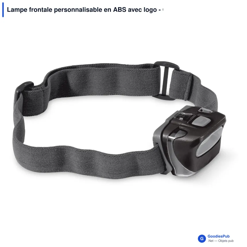 Lampe frontale personnalisable en ABS avec logo - Classique - Image 4