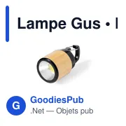 Lampe Gus - Miniature 2