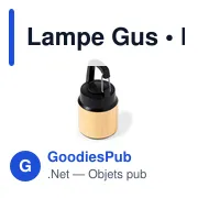 Lampe Gus - Miniature 3