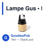 Lampe Gus - Miniature 4