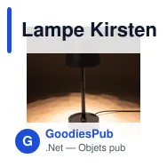 Lampe Kirsten - Miniature 5