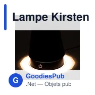Lampe Kirsten - Miniature 6