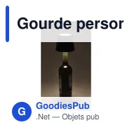 Gourde personnalisable avec logo pour objets publicitaires - Miniature 12