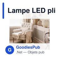 Lampe LED pliable personnalisable Coollux en papier FSC avec logo - Luna - Miniature 2