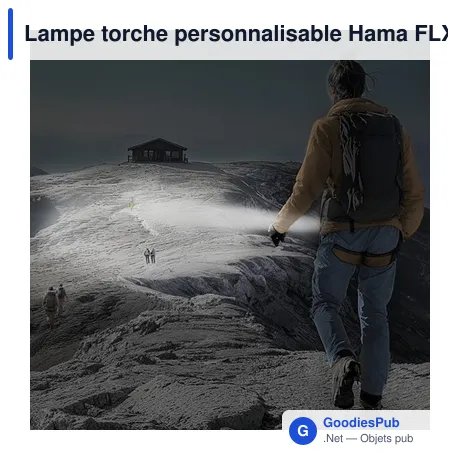Lampe torche personnalisable Hama FLX1000 avec logo
