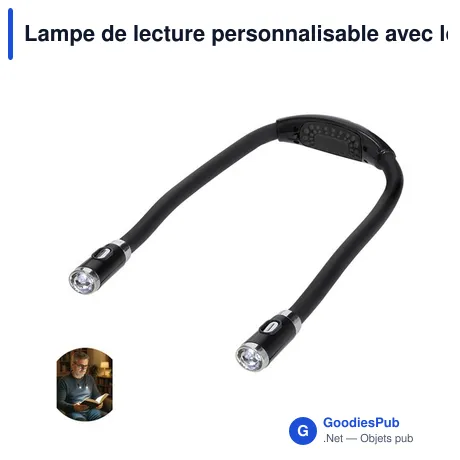 Lampe de lecture personnalisable avec logo - Lampe Lianzhi