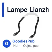 Lampe de lecture personnalisable avec logo - Lampe Lianzhi - Miniature 3