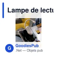 Lampe de lecture personnalisable avec logo - Lampe livre pliable Mazi - Miniature 12
