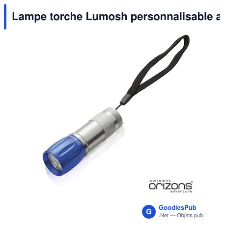 Lampe torche Lumosh personnalisable avec logo pour entreprises